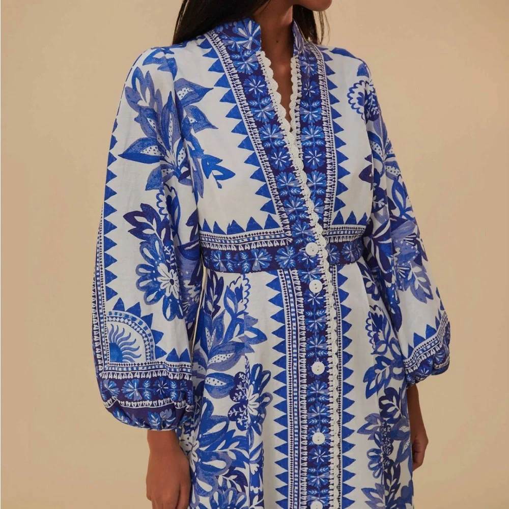 Farm Rio Tapestry Dress - Picture 2 of 2